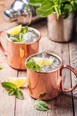 Moscow mule cocktail