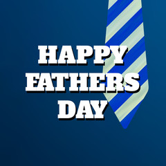 Happy Fathers Day flyer, banner or poster, Fathers Day, Best Dad