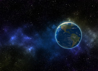 Naklejka na ściany i meble Planet Earth - Elements of this Image Furnished By NASA