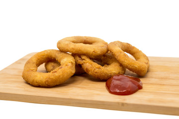 Fast food Homemade Crunchy Fried onion rings