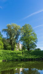 Beautiful park, in summer
