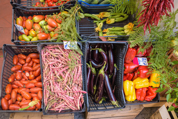 Vegetables on italian market