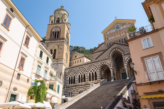 Amalfi Cathedral In Italy