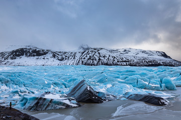 Svínafellsjökull glacier in Iceland 