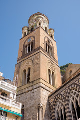 The bell tower of Amalfi Cathedral