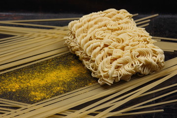 Pasta before cooking