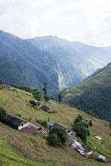 Fototapeta na wymiar Annapurna mountain range