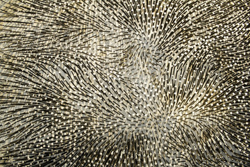 Metal nails wall
