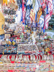 Fototapeta premium Souvenir shop goods in Jordan