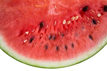 Watermelons are a sweet, popular fruit of summer, usually consumed fresh in slices, diced in mixed fruit salads, or as juice.