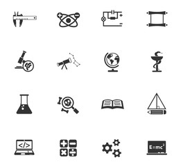 Fototapeta premium science icon set