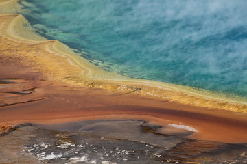 Steaming Grand Prismatic Spring