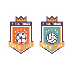 Naklejka premium Soccer Club Logo or Badge.