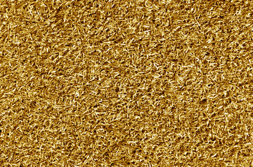 Orange color decorative grass loan for sport and leisure.