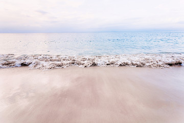 Tropical beach and sea wave 