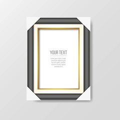 Realistic minimalist frame
