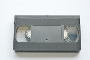 Obraz premium video tape recorder on white background