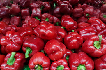 abstract pepper vegetable in market