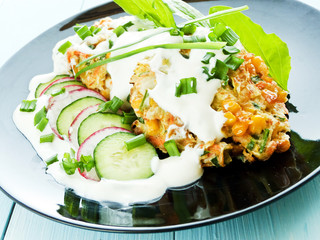 Cabbage corn cutlets