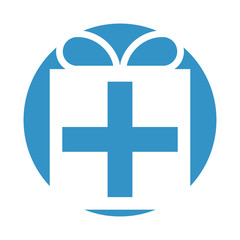 gift box present icon vector illustration design