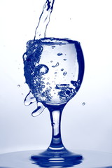 Splashes of a soft drink for summer holidays