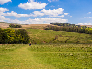 Obraz premium Spectacular views from the top of cage hill, Lyme park, Disley, Stockport, Gtr Mnachester, UK