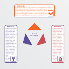 Colour triangles 3 options.