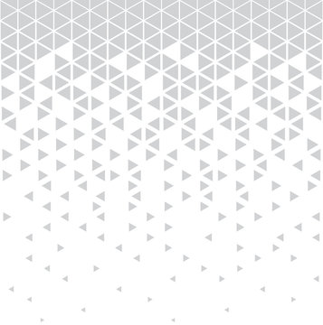 abstract geometric triangle halftone gradient seamless vector pattern