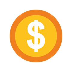 coin money isolated icon vector illustration design