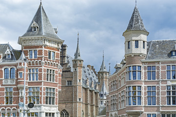 Fototapeta na wymiar Houses in Anvers, Belgium