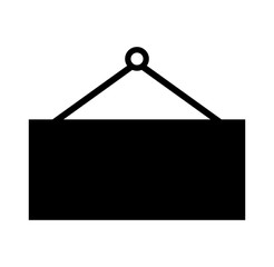 store label hanging icon vector illustration design