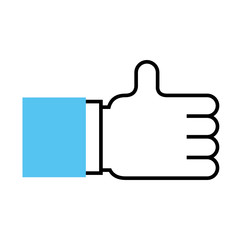 hand like isolated icon vector illustration design