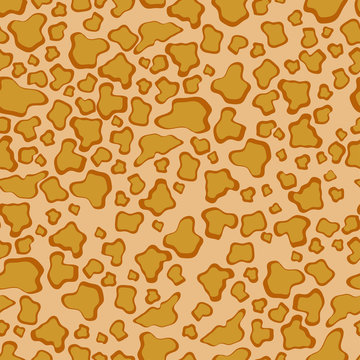 Vector illustration. An image of the texture of animal skins, cheetah