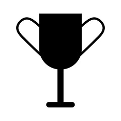 trophy cup isolated icon vector illustration design