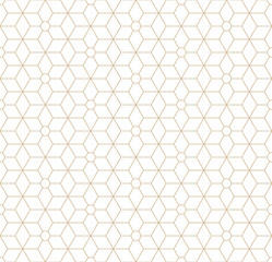 Naklejka premium sacred geometry grid graphic deco hexagon pattern