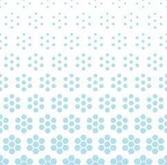 geometric hexagon seamless vector halftone pattern background