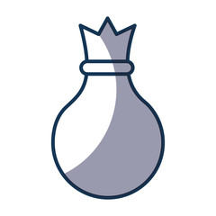 money bag isolated icon vector illustration design