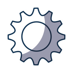 gear machine isolated icon vector illustration design
