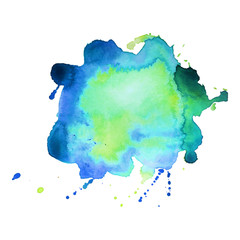 Abstract hand drawn watercolor background