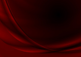 Dark red abstract silk waves background