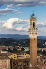 Fototapeta na wymiar Siena Cathedral skyline