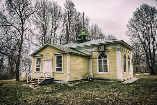 PERESLAVL-ZALESSKY, RUSSIA - APRIL 26, 2017: On the territory of the museum Botik of Peter I. Opened in 1803. The Monument of History
