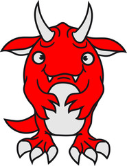 drache süß niedlich komisch lustig monster klein frech böse horror comic cartoon