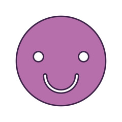 happy face emogy icon vector illustration design