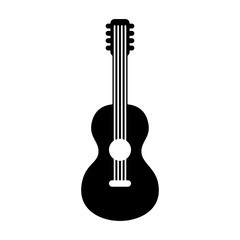 Fototapeta premium guitar hippie style icon vector illustration design