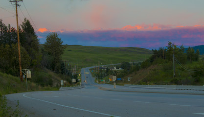 Highway through Valley