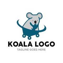 Unique Koala Logo Mascot Character Template