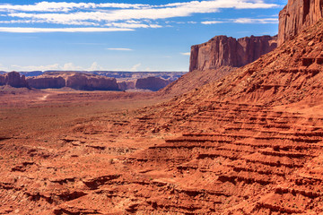 Monument Valley Canyon Red Mesa