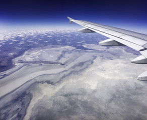 Obraz premium Etosha from 30,000 Feet