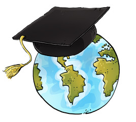 planeta tierra de graduacion © cirodelia